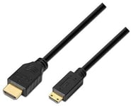 Aisens - câble hdmi à mini hdmi haute vitesse / hec, a/m-c/m, noir, 3,0m