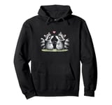 Valentines Day Racoons Love Animal Cute Mens Womens Kids Pullover Hoodie