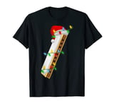 Harmonica Xmas Lighting Holiday Santa Harmonica Christmas T-Shirt