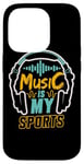 Coque pour iPhone 14 Pro Music is my Sports Musicien Producteur Artiste Ingénieur Audio