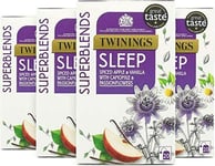 Twinings Superblends Sleep Tea, 80 Tea Bags (Multipack of 4 x 20 Bags)