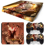 Kit De Autocollants Skin Decal Pour Console De Jeu Ps4 Slim Corps Complet Dieu De La Guerre, T1tn-Ps4slim-0160