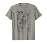 Planet Earth Solar System Planets You Are Here Astronomy T-Shirt