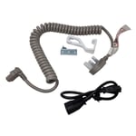 Ergotron Coiled Extension Power Cord Accessory Kit 2.4 M Grey 97-921