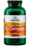 Swanson - Super Stress B-Complex with Vitamin C - 240 caps  (Kort datum 31/1 2025)