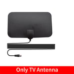 Antenne de télévision numérique intelligente 3000 Miles 8K DVB-T2 P,1080P,avec amplificateur,pour voiture,camping-Car,voyage et intérieur - Type only antenna