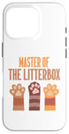 Coque pour iPhone 16 Pro Le père du chat Master of the Litterbox