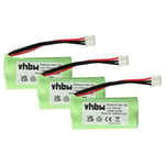 3x Battery for Philips Xalio 300 300 DECT 700mAh