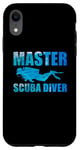 Coque pour iPhone XR Master Scuba Diver Funny Diving Divers For Men Women