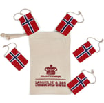 Langkilde & Søn Pynteflagg Norsk Flagg 5stk