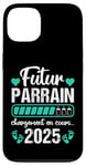 Coque pour iPhone 13 Futur Parrain 2025 Humour Annonce Naissance Grossesse Cadeau