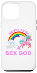 iPhone 12 Pro Max Fun Graphic-Never Stop Being A Sex God Case