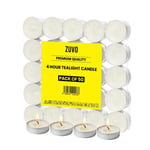 Tea Lights Candles 4-Hour Burn 50 Pack - White t Lights - Unscented 3.8 x 2.3...