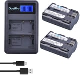 2 Batteries BP-511A BP-511 BP 511 BP511A + Chargeur Double USB LCD pour Canon EOS 5D 10D 20D 30D 40D 50D 300D D30 D60 Rebel PowerShot G1 G2 G3 G5 G6 Pro 1 Pro 90 Pro