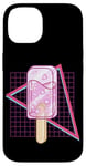 Coque pour iPhone 14 Sakura Ice Drop Popsicle Kawaii Esthétique Pop Art