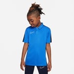 Nike Piké Dri-FIT Academy 23 - Blå/Navy/Vit Barn, storlek XS: 122-128 cm