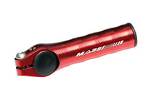 Massi MBE 202 - Bar Ends pour vélo, Couleur Rouge