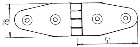 LUCKGÅNGJÄRN 103X28