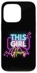 iPhone 13 Pro This Girl Glows For Kids Tie Dye Bright Colors 80's and 90's Case