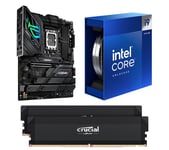 Intel®Core™ i9-14900K Unlocked Processor, Pro Overclocking 32 GB 6000 MHz DDR5 Memory Kit & ROG STRIX Gaming WiFi II Z790-F LGA1700 Motherboard Bundle