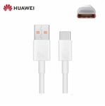 Câble USB Type-C pour Huawei 6A 66W SuperCharge - 1m Blanc