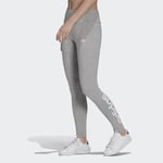 Adidas Loungewear Essentials High-waisted Logo Leggings Leggingsit Medium Grey Heather / White