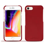 Coque cuir Apple iPhone 8 - Coque arrière - Rouge - Simili cuir - Neuf