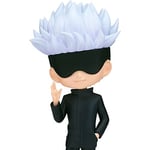 Banpresto 203529 JUJUTSU KAISEN - QPosket - Satoru Gojo A - Figurine 14cm, Black