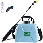 Decdeal - 5L Arroseur à épaules rechargeable Pulvérisateur électrique portatif Outils agricoles Arrosoir Atomisation Bouteille d'arrosage