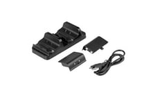 Dobe Accessoires Xbox One Double chargeur avec batterie pour xbox one s noir