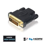 Adaptateur DVI-D Mâle / HDMI Femelle - Basic+ Series - v1.3