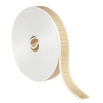 Amig - 20361 | Sangle pour volets roulants | 22 mm x 6 m | Beige/Blanc