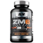 ZM6 - High Strength Zinc Magnesium Supplement - Zinc and Magnesium Tablets for Normal Muscle Function - Zinc Magnesium Booster - 180 Vegetarian Capsules