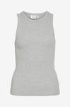 Vila - Linne viSola S/L Tank Top - Grå