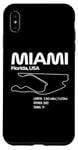 Coque pour iPhone XS Max Circuit de course à Miami Formula Racing Circuits Sport