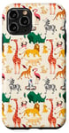 Coque pour iPhone 11 Pro Disney The Lion King Animals of the Pride Lands Pattern