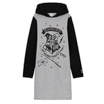 Harry Potter Sweat Capuche Fille Oversize, Pull Fille, Robe Sweat Fille Ado (Gris, 11-12 Ans)