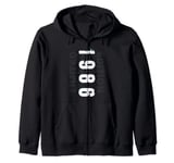 Limited Edition 1986 Birthyear 1986 Birthday Men Women Zip Hoodie