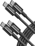 Anker USB C to C Charger Cable, New Nylon USB-C C Cable (6 6ft, black