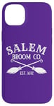 Coque pour iPhone 14 Plus Salem Broom Company Costume de sorcière d'Halloween pour femme