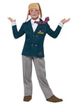 Smiffys David Walliams Deluxe Grandpa's Great Escape, Blue with Jacket & Mock Shirt with Tie, Trousers, Flyin, Officially Licensed David Walliams Fancy Dress, Child Dress Up Costumes