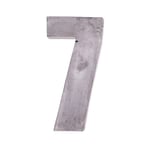 Bigger and Bolder 7" Fabricated Steel Number 7