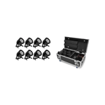 Astera AX9 Kit, 8 lamper i flight 8 x AX9 i flightcase med ladeplate