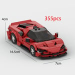 (Ferrari SF90)2024 Hot MOC Speed ​​City Car Champion Racer Classic Supercar Rakennuspalikat Brick Racing Super Technique Luova Autotalli Tee-se-itse