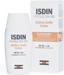 ISDIN Fotoultra 100 Active Unify Color Spf 50+ 50Ml | 50 Ml (Pack of 1)
