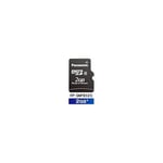 Panasonic RP-SMFB02GAK Carte mémoire Micro sd 2 Go avec adaptateur