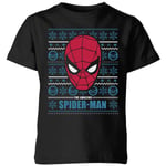 Marvel Spider-Man Kids' Christmas T-Shirt - Black - 3-4 ans