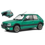 [FR] Solido PEUGEOT 205 GTI GRIFFE 1992 FLUORITE GREEN 1:18 - SL1801712