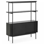 Buffet style industriel noir