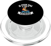 Je Peux Pas J'ai Patinage Artistique Patin A Glace Humour PopSockets PopGrip pour MagSafe